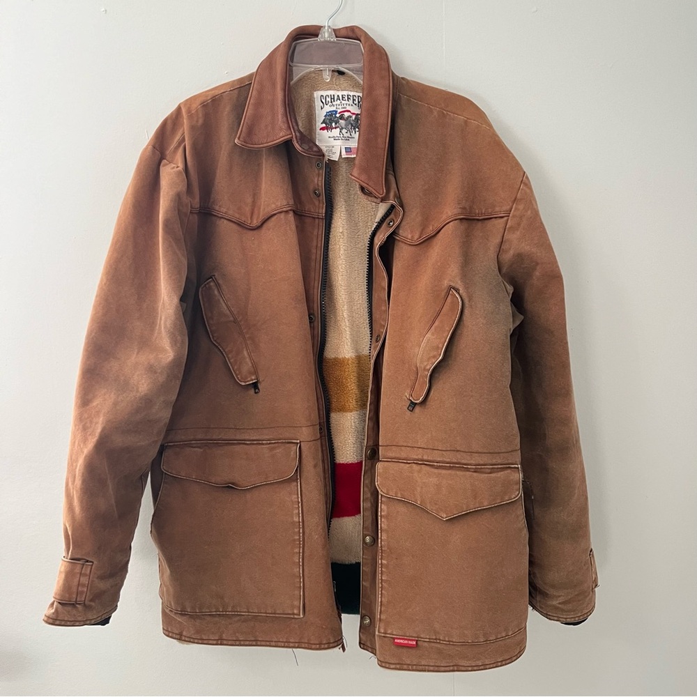 Schaefer Brown Military Field Jacket